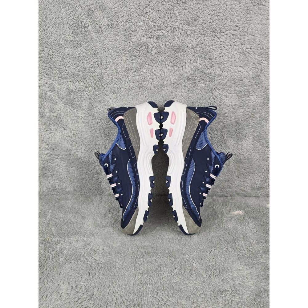 Skechers D'Lites NVGW 11947 Women's Size 10 Navy Blue Pink Chunky Sneaker Shoes - Picture 3 of 8